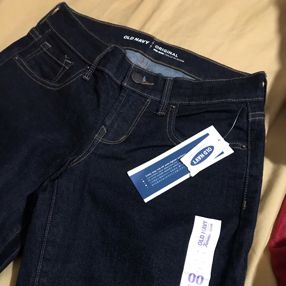 Brand new dark Old Navy jeans NWT size 00